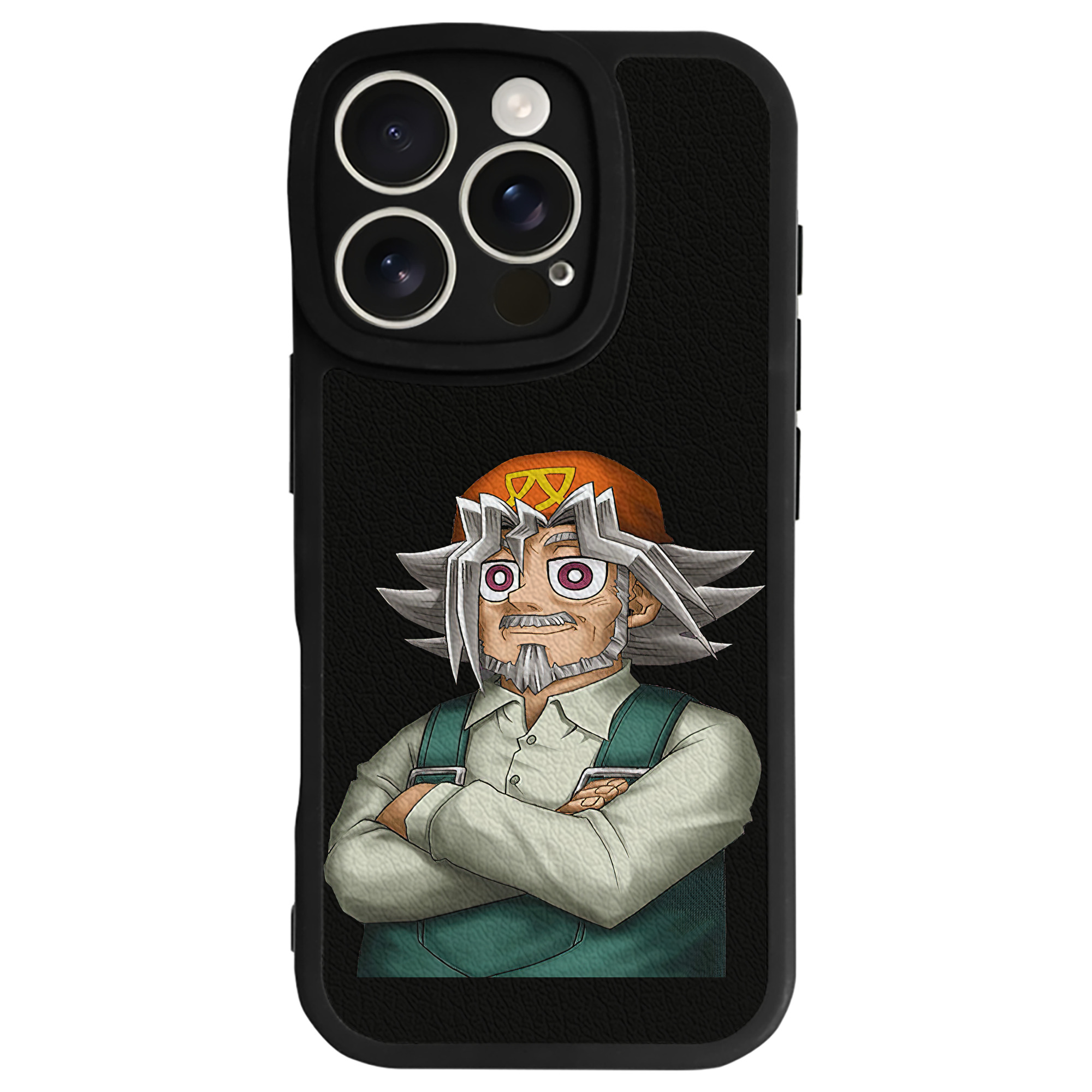 （画像用） 遊☆戯☆王 Yu-Gi-Oh! 【iPhone 16シリーズ対応】シリコンスマホケース（レザー調） 材質：シリコン